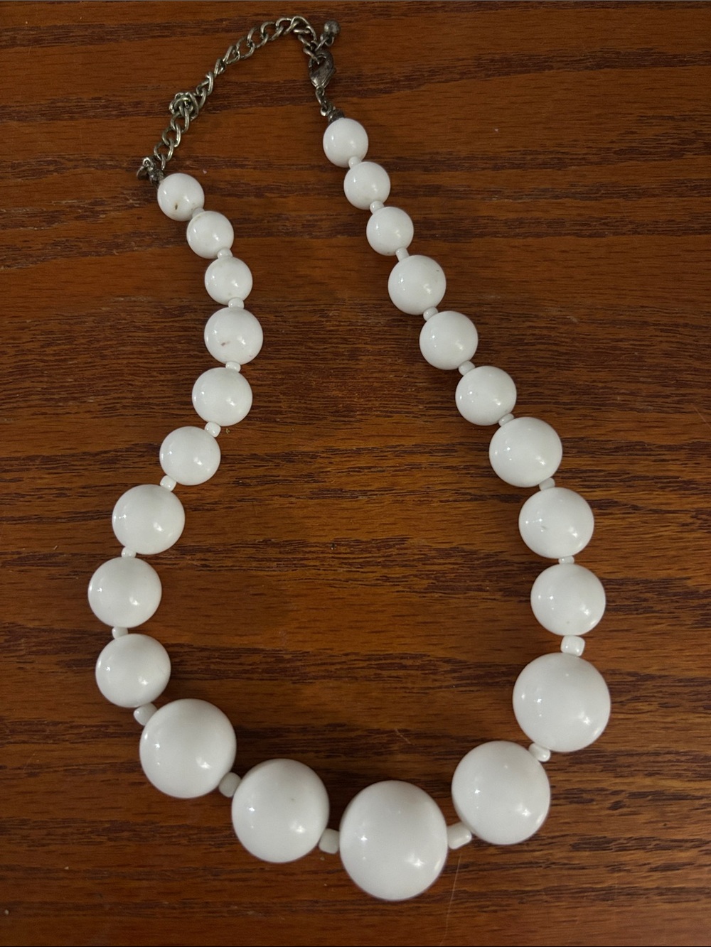 White Acrylic Necklace
